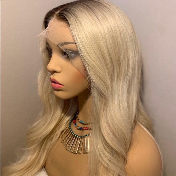 Beautiful Custom Color Blonde/Brown  Lace Frontal Wig - Picture 5 of 5